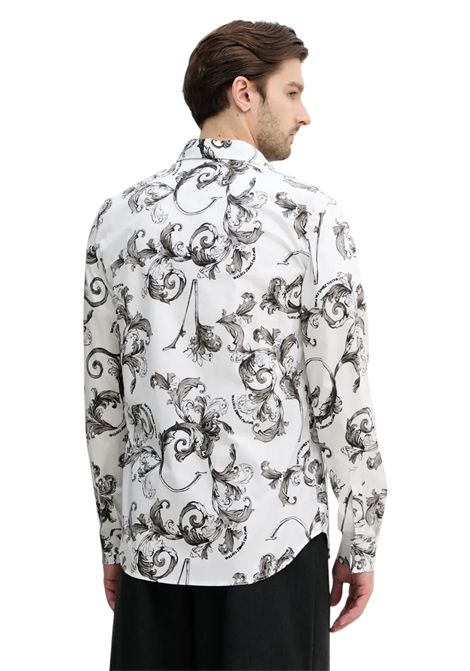 Camicia vestibilità slim Outline Barocco VERSACE JEANS COUTURE | Camicie | 78GAL2S0 NS630003